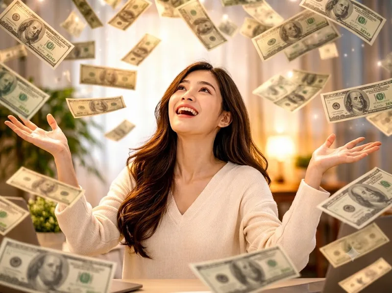 Cảm giác vui vẻ khi nhận tiền thường khiến giấc mơ được liên tưởng đến cơ hội và sự hỗ trợ tích cực.