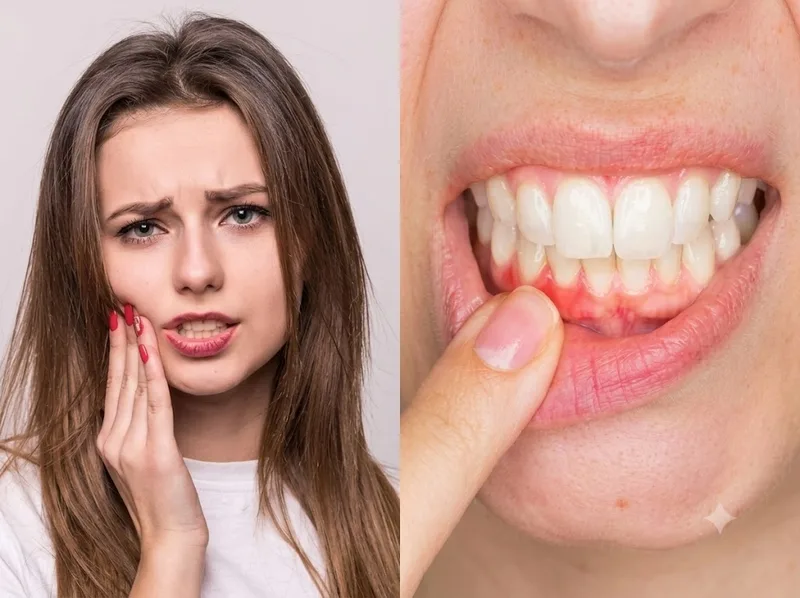 Viêm nướu, mảng bám và cao răng là nguyên nhân khiến nướu dễ chảy máu.