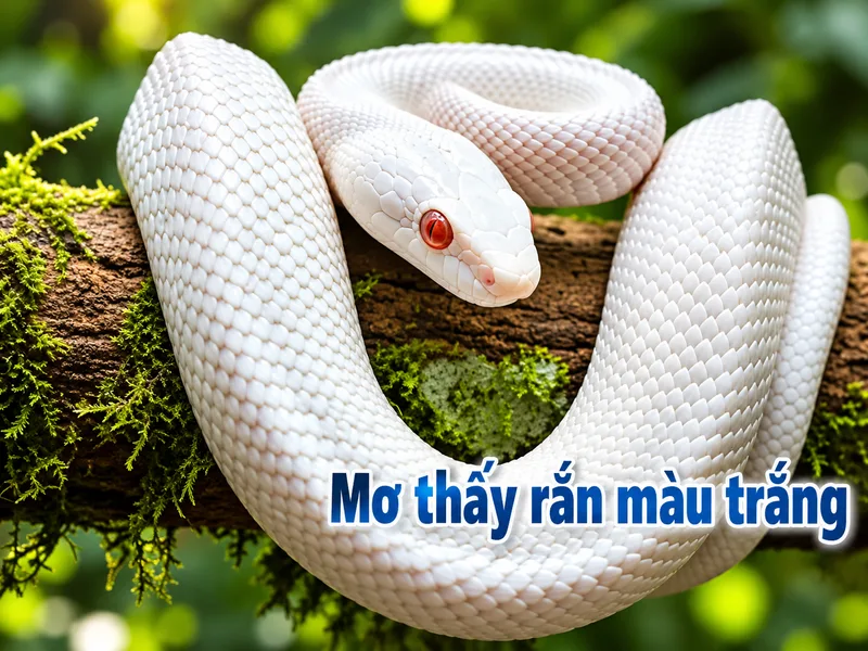 Mơ thấy rắn màu trắng gợi nhiều liên tưởng về cảm xúc và ký ức.